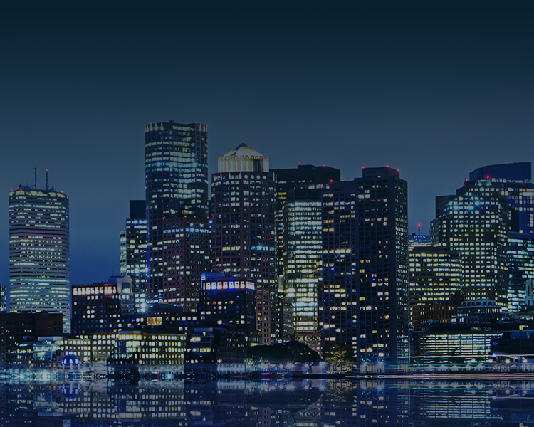 Photograph of Milton Skyline at night