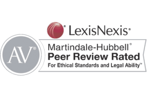 AV | Lexis Nexis | Martindale-Hubbell | Peer-Review Rated | For Ethical Standards And Legal Ability